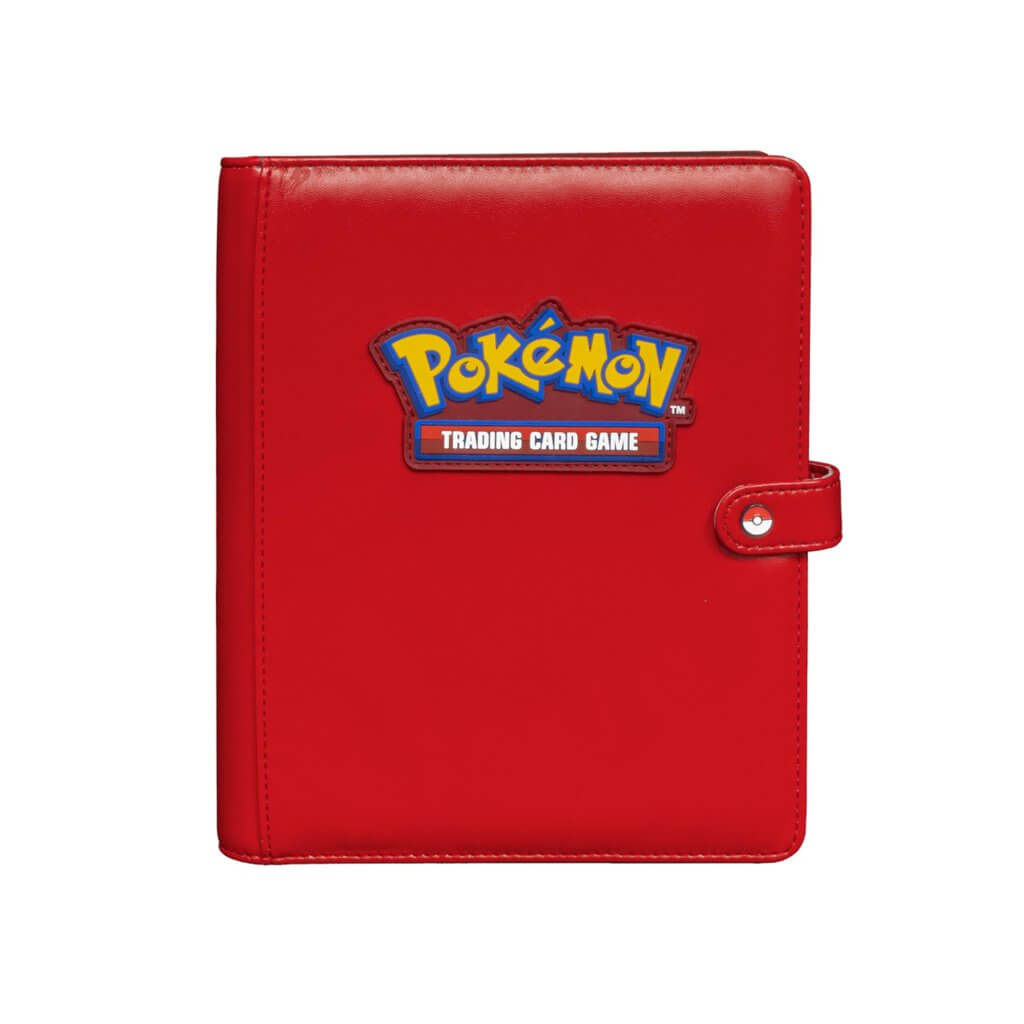 Ultra Pro 4pkt Pokemon Premium Red Snap Binder – The Traders Australia