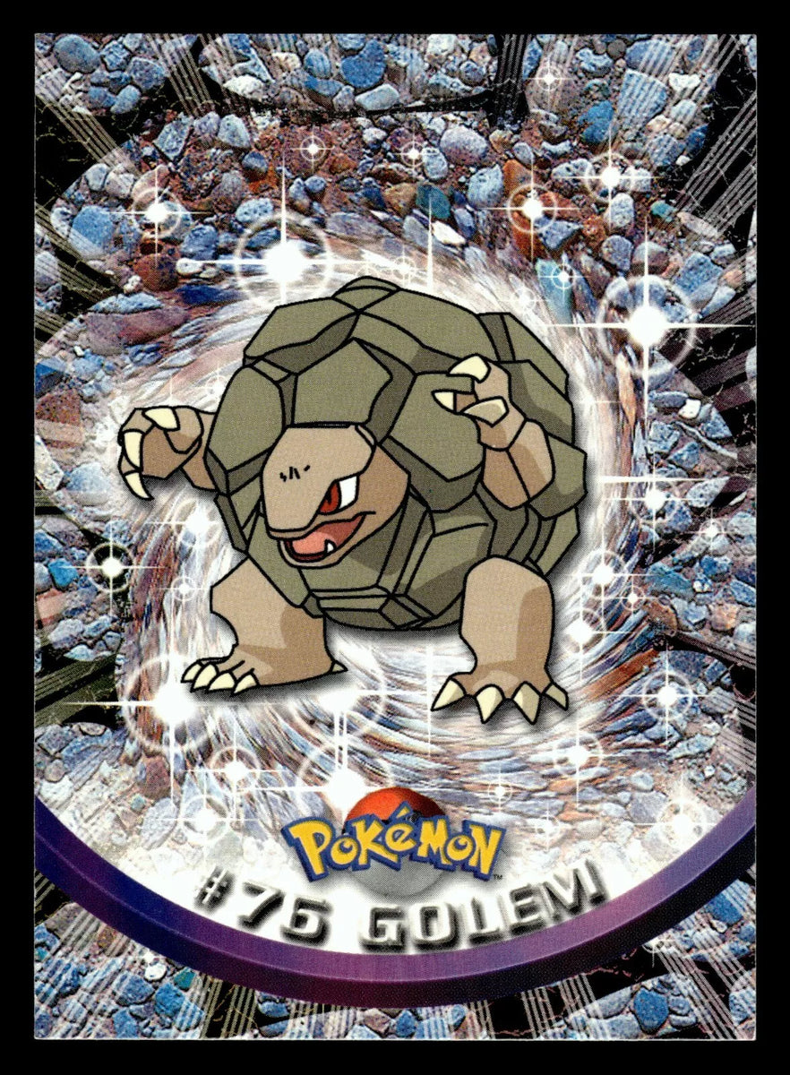 Golem - 1999 Topps Pokemon Series 1 TV Animation Edition BLUE LOGO #76