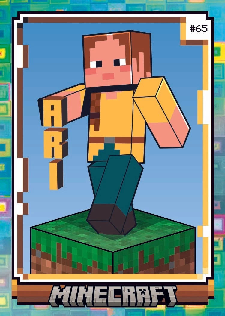 rare minecraft trading cards Panini (2024) Highlighting the vibrant and Life Wheel Compartment:No Custom Wholesale Packs First sky legend