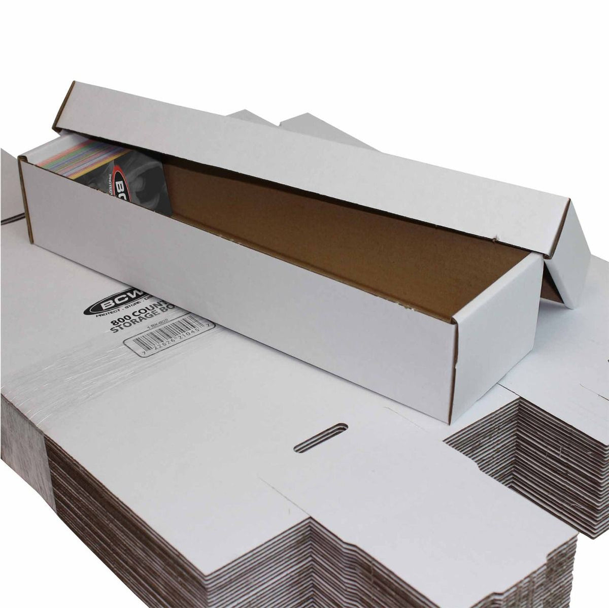 BCW 200-Count Cardboard Storage Box - Holds Sports Cards, Trading Cards, Game Decks