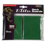 BCW Elite Deck Guards - Gloss Green (80ct)