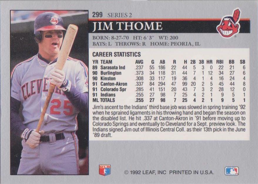 1992 Leaf Series 2 MLB Baseball cards Retail Pack The Traders Australia