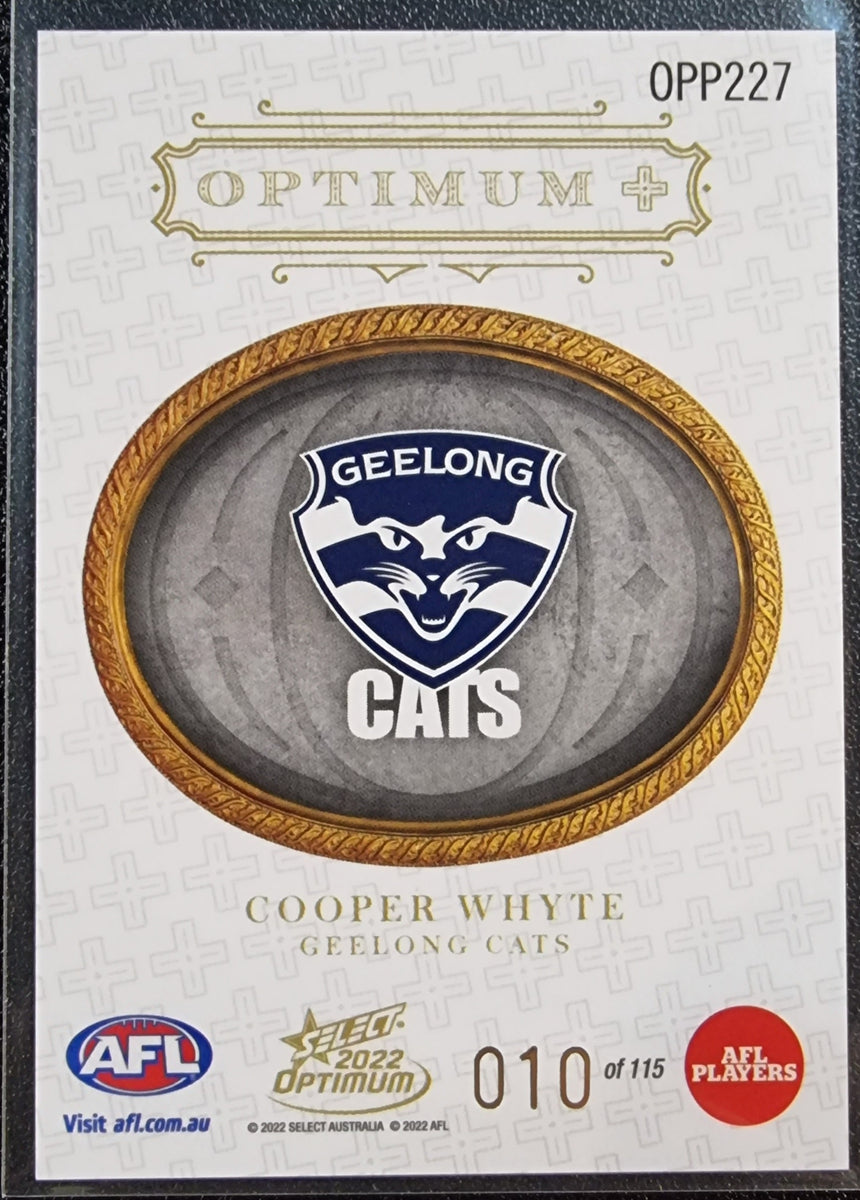 Cooper Whyte 2022 Select AFL Optimum Optimum+ 010/115 LOW NUMBER