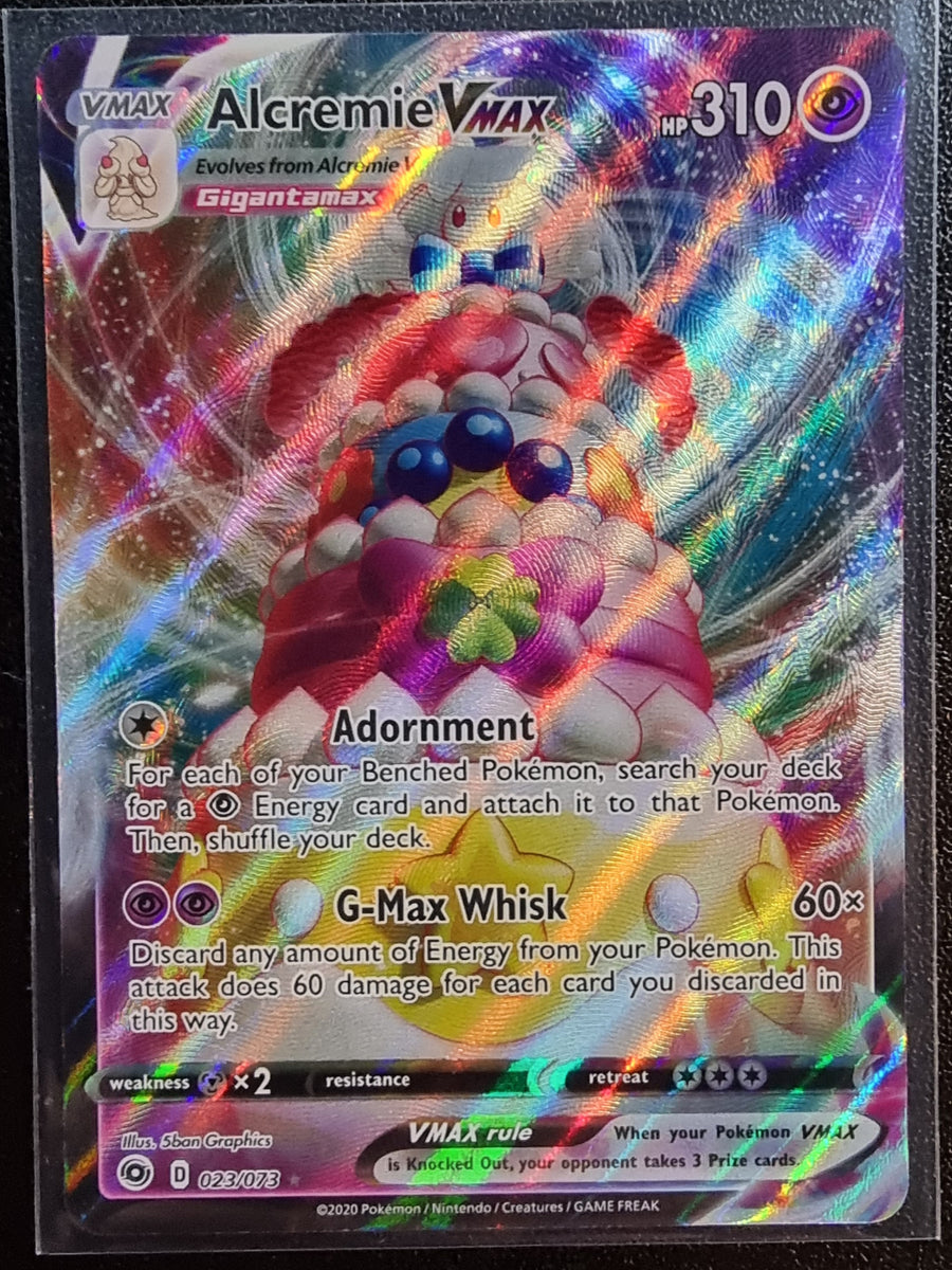 Alcremie VMAX - Pokemon Champion's Path Full Art Holo Ultra Rare
