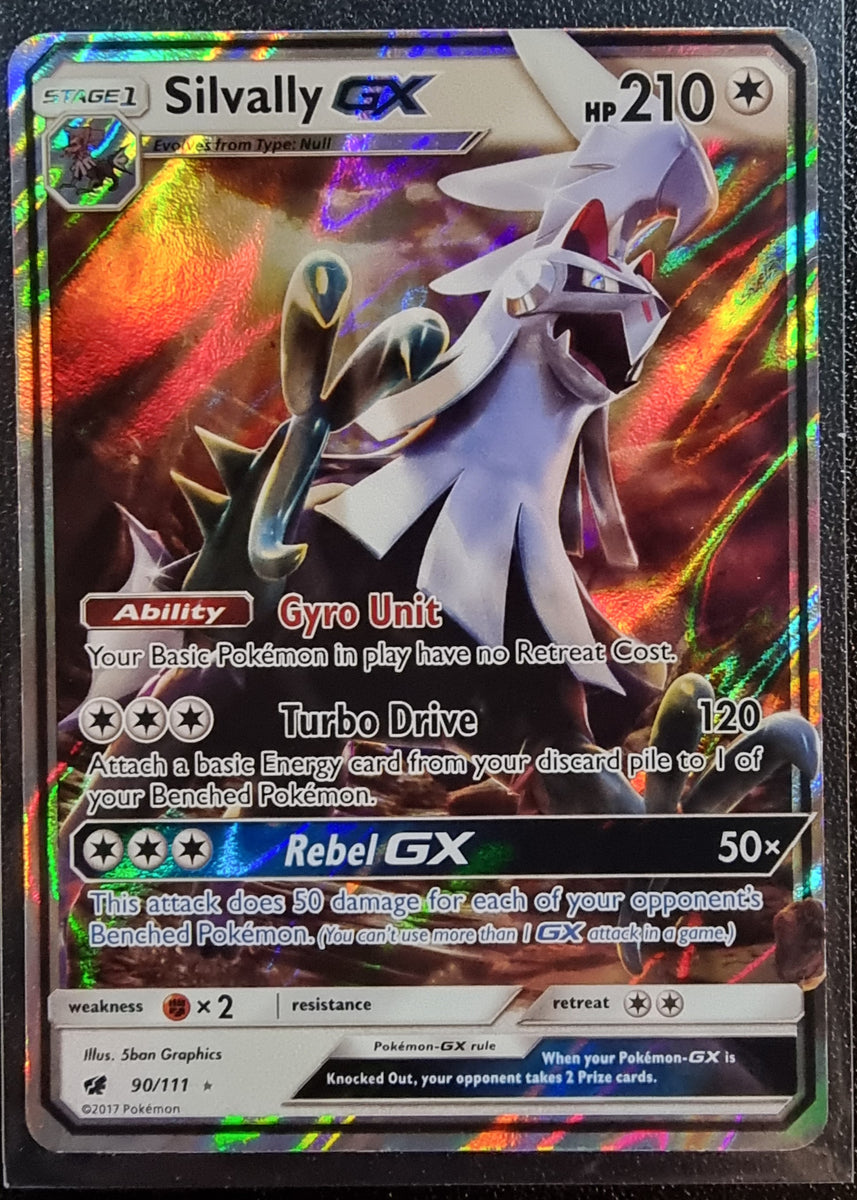 Silvally GX Pokemon Crimson Invasion Holo Foil Ultra Rare 90/111