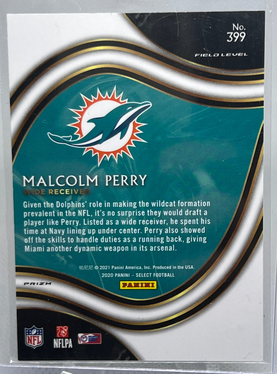 Malcolm Perry 2021 Panini Select Field Level Silver RC 399 The