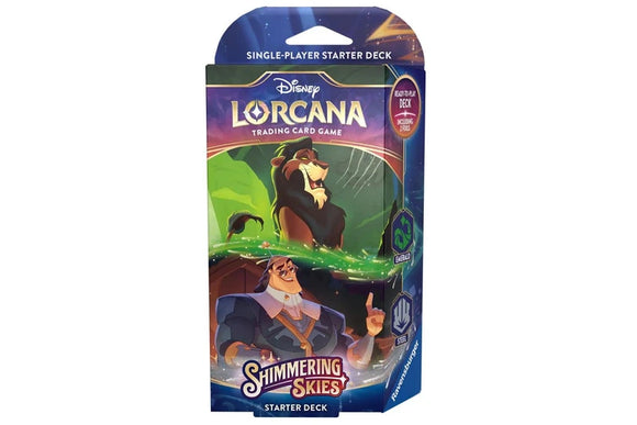 Disney Lorcana TCG S5 Shimmering Skies Starter Deck - Emerald & Steel