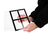 BCW Magnetic 4-Card Holder - 35pt Black Border