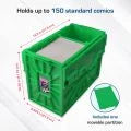BCW Short Comic Book Plastic Storage Bin - Green