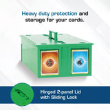 BCW Collectible Card Bin Plastic Storage Box (1,600 ct) - Green