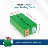 BCW Collectible Card Bin Plastic Storage Box (1,600 ct) - Green