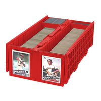 BCW Collectible Card Bin Plastic Storage Box (1,600 ct) - Red