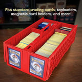 BCW Collectible Card Bin Plastic Storage Box (1,600 ct) - Red
