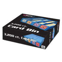 BCW Collectible Card Bin Plastic Storage Box (3,200 ct) - Blue