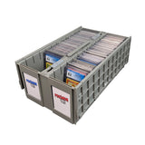 BCW Graded Card Bin Plastic Storage Box - Grey