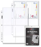 BCW Pro 4-Pocket Photo Pages (20ct)