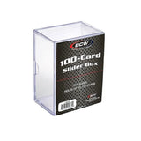 BCW Sliding Plastic Trading Card Case 100ct