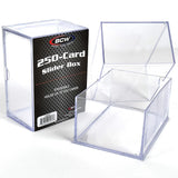 BCW 2-Piece Sliding Plastic Trading Card Case 250ct