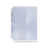 Ultra Pro Platinum 4-Pocket Secure Toploader Page - One (1) individual page