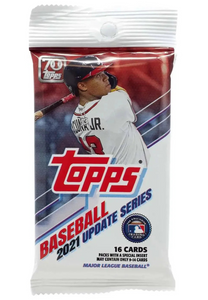 2021 Topps Update Series MLB Baseball cards - Retail Pack