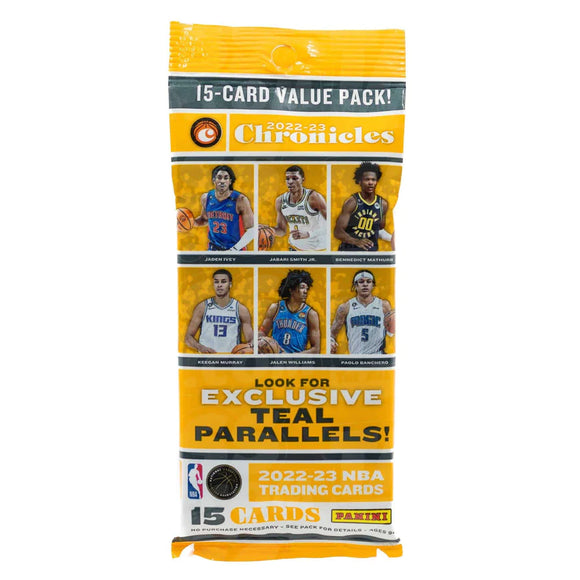 2022-23 Panini Chronicles NBA Basketball cards - Cello/Fat/Value Pack