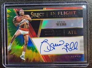 Spud Webb #25/25 - 2017-18 Panini Select In Flight Signatures #IF-SP