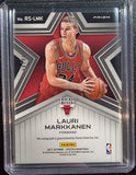 Lauri Marrkkanen RC #/49 - 2017-18 Panini Spectra Rising Stars Auto NEON BLUE #RS-LMK
