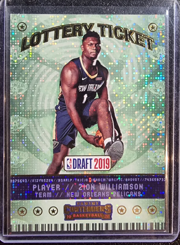 Zion Williamson RC - 2019-20 Panini Contenders Lottery Ticket #1