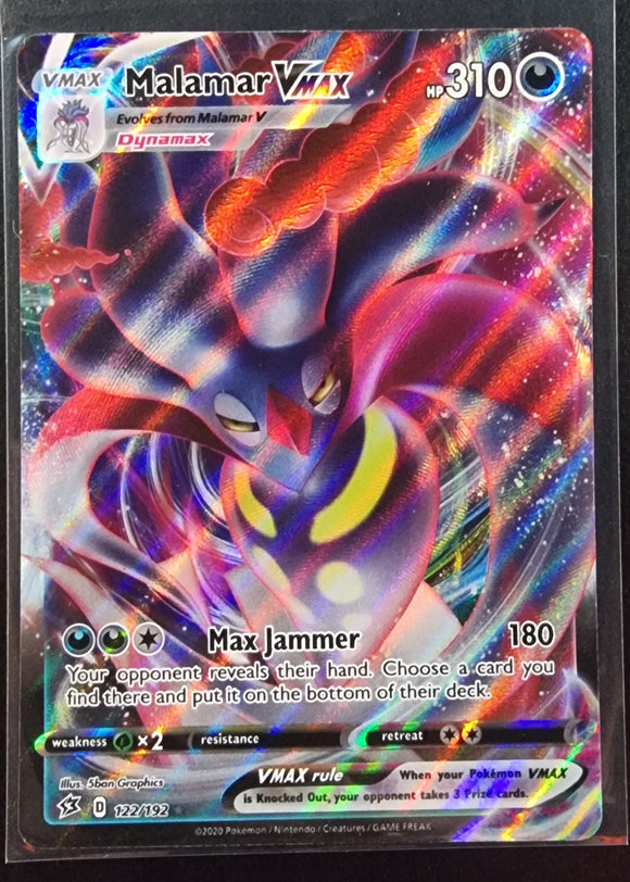 Malamar VMAX - Pokemon Rebel Clash Holo Foil Ultra Rare #122/192