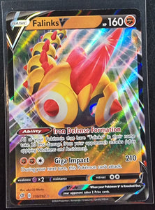 Falinks V - Pokemon Rebel Clash Holo Foil Ultra Rare #110/192