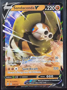 Sandaconda V - Pokemon Rebel Clash Holo Ultra Rare #108/192