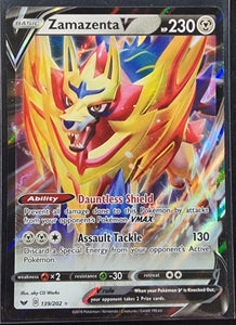 Zamazenta V - Pokemon Sword & Shield Holo Foil Ultra Rare #139/202