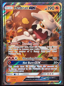 Heatran GX - Pokemon Unified Minds Holo Foil Ultra Rare #25/236