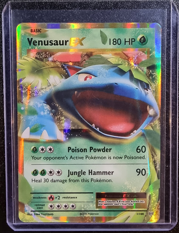 Venusaur EX - Pokemon Evolutions Holo Foil Ultra Rare #1/108
