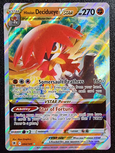 Hisuian Decidueye VSTAR - Pokemon Astral Radiance Holo Foil Ultra Rare #084/189