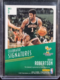 Oscar Robertson #/15 - 2016-17 Panini Studio Celebrated Signatures GREEN #5