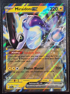 Miraidon EX - Pokemon Scarlet & Violet Holo Foil Double Rare #081/198