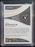 Lynn Bowden Jr. RC #21/33 - 2020 Panini Immaculate Numbers Relic Autograph #IN-LBJ
