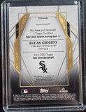 Lucas Giolito #/299 - 2022 Topps Tier One MLB Talent Autograph #T1TA-LG