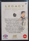 Scott Pendlebury - 2023 Select AFL Legacy footy - LEGACY insert #L4 -  Serial #24/35