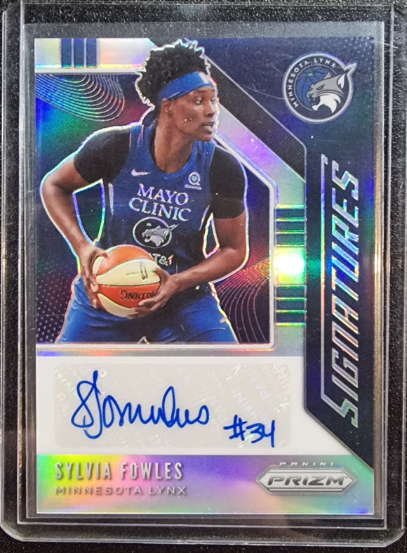 Sylvia Fowles - 2020 Prizm WNBA Basketball Signatures PRIZM Auto - #SG-SFL