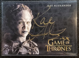 Kae Alexander as "Leaf" - 2022 Rittenhouse Game of Thrones Gold Ink Autograph