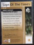 Robert Garrigus RC - 2012 Upper Deck SP Authentic Golf Sign of the Times Auto #ST-GA