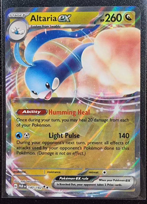 Altaria EX - Pokemon Paradox Rift Holo Foil Double Ultra Rare #140/182
