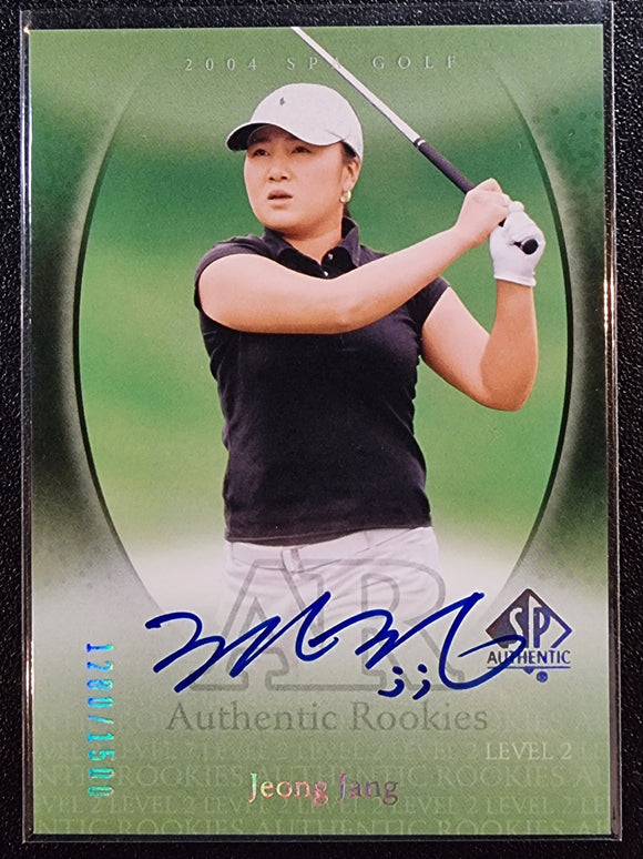 Jeong Jang - 2004 Upper Deck SP Authentic Golf Level 2 Rookie Autograph #101