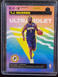 T.J. Warren  - 2020-21 Panini Flux NBA Ultraviolet SILVER PRIZM Autograph #UV-TJW