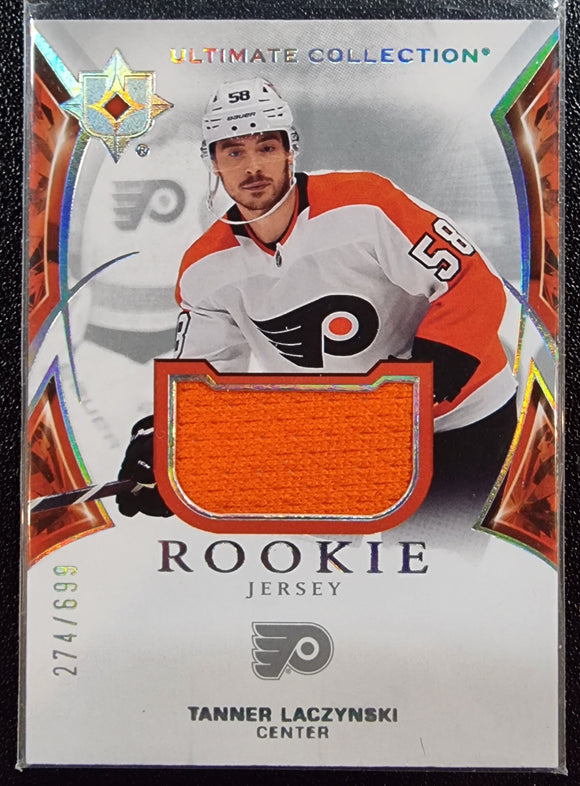 Tanner Laczynski RC - 2021-22 Upper Deck Ultimate Collection Hockey Rookie Jersey