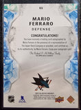 Mario Ferraro - 2021-22 Upper Deck ICE NHL Hockey White Snowflake Autograph #65