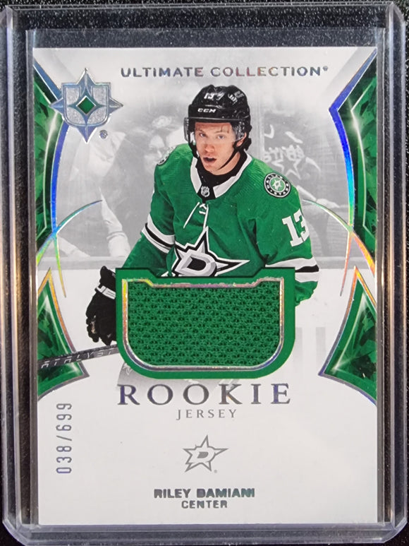Riley Damiani RC - 2021-22 Upper Deck Ultimate Collection Hockey Rookie Jersey