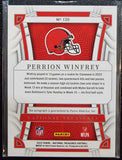 Perrion Winfrey RC #/25 - 2022 Panini National Treasures Football Rookie Auto #139